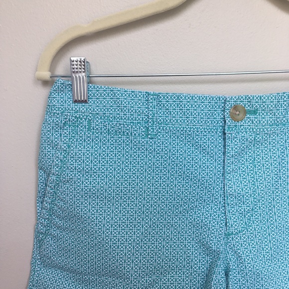 Banana Republic ~ blue patterned shorts - Picture 1 of 6